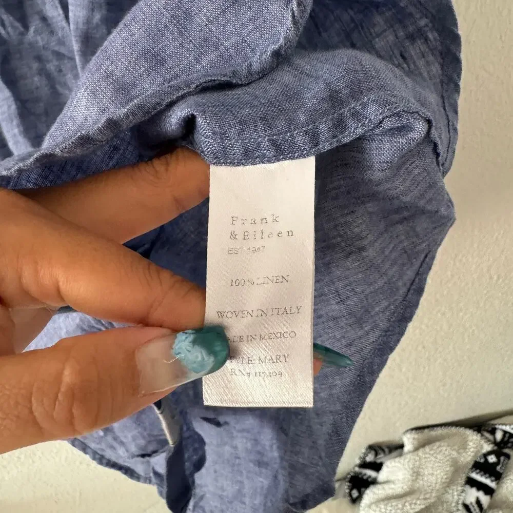 Frank & Eileen Blue Midi Dress - Picture 5 of 8